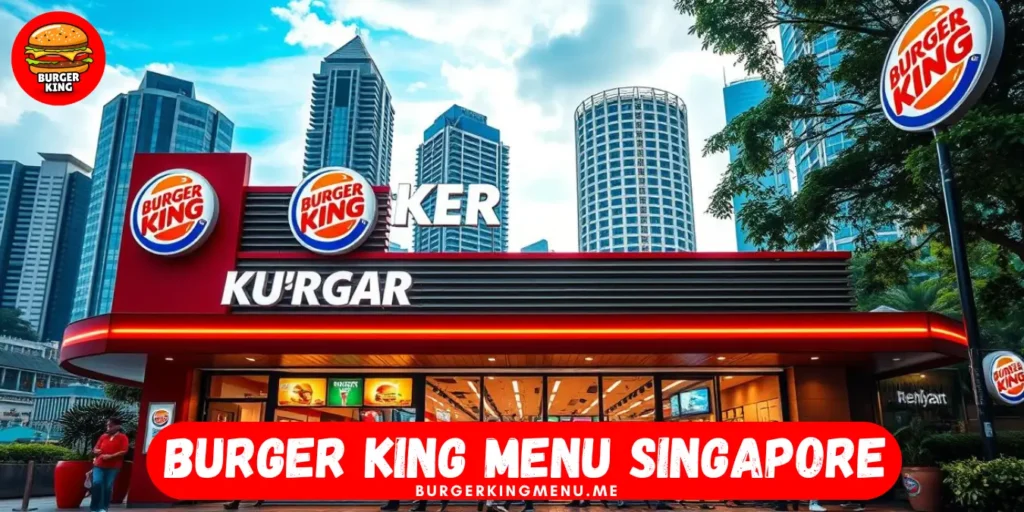 Burger King Menu Singapore