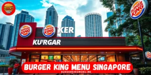 Burger King Menu Singapore