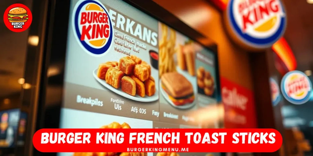 Does Burger King Have French Toast Sticks